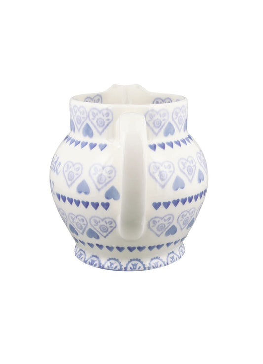 Personalised Blue Sampler 3 Pint Jug