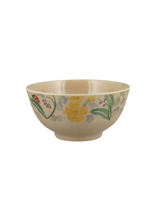 Forget Me Not & Primrose Rice Husk Bowl